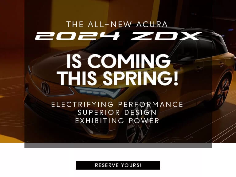 Acura header ZDX 2024 fevrier